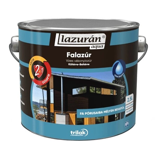 Lazurán Aqua vékonylazúr 2in1 SZÍNTELEN 2,5L
