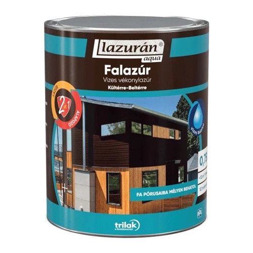 Lazurán Aqua vékonylazúr 2in1 SZÍNTELEN 750ml