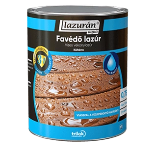 Lazurán Aqua vékonylazúr 3in1 TEAK 9L