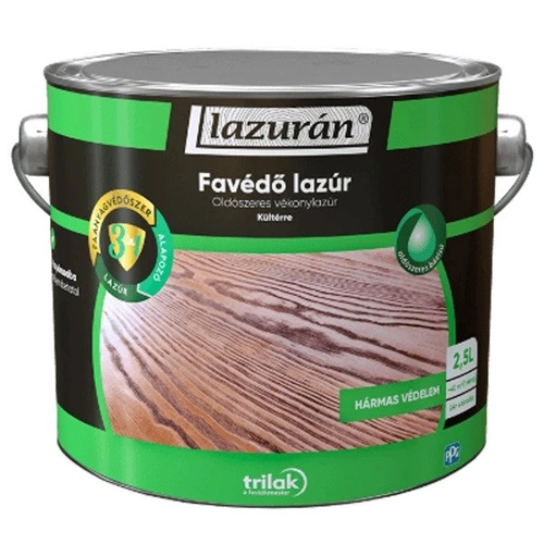 Lazurán oldószeres vékonylazúr 3in1 BRAZIL MAHAGÓNI 2,5L