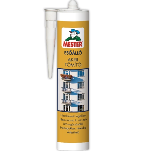 Mester esőálló akril tömítő FEHÉR 310ml