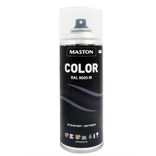 Maston Color festék spray metál FEKETE 400ml