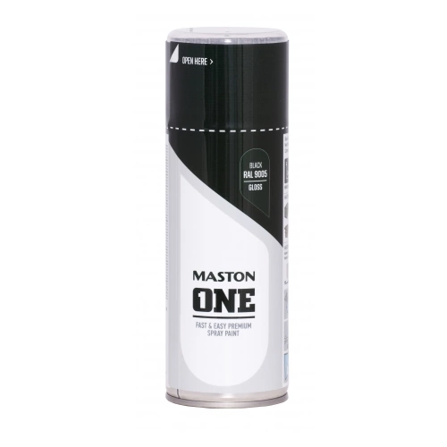 Maston ONE festék spray RAL9005 FEKETE 400ml