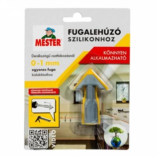 Mester fugalehúzó szilikonhoz SZÜRKE/SÁRGA egyenes 0-1mm