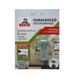 Mester fugalehúzó szilikonhoz SZÜRKE/ZÖLD íves 8mm