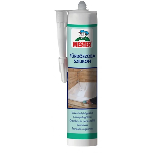 Mester fürdőszoba szilikon FEHÉR 280ml