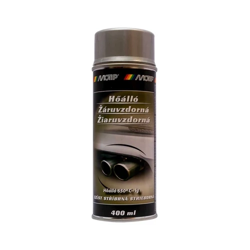 Motip DC hőálló festékspray 690°C-ig EZÜST 400ml