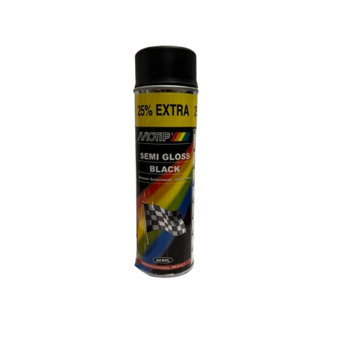 Motip autós javítóspray FÉLMATT FEKETE 500ml