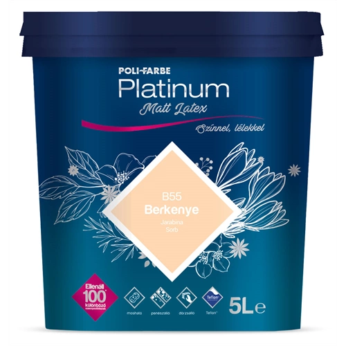 Poli-Farbe Platinum matt latex B45 BOGLÁRKA 5L