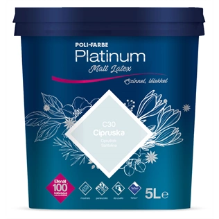 Poli-Farbe Platinum matt latex C30 CIPRUSKA 5L