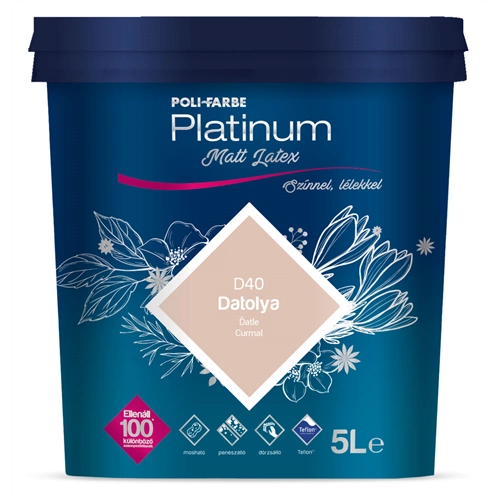 Poli-Farbe Platinum matt latex D40 DATOLYA 5L