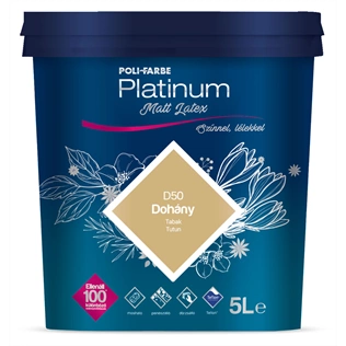 Poli-Farbe Platinum matt latex D50 DOHÁNY 5L