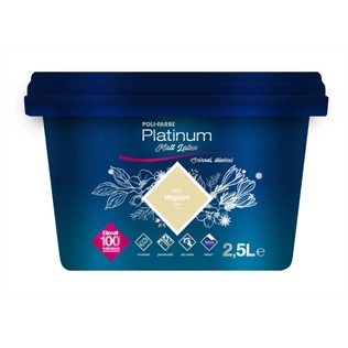 Poli-Farbe Platinum matt latex M15 MOGYORÓ 2,5L