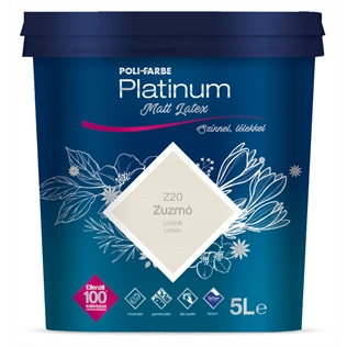 Poli-Farbe Platinum matt latex Z20 ZUZMÓ 5L