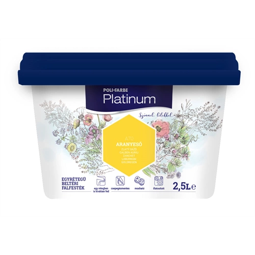Poli-Farbe Platinum A70 ARANYESŐ 2,5L