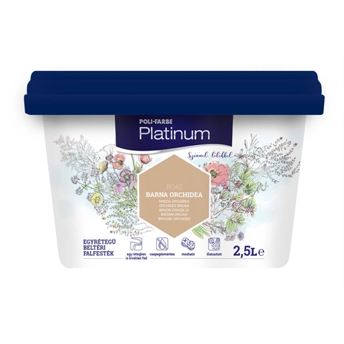 Poli-Farbe Platinum BO40 BARNA ORCHIDEA 2,5L