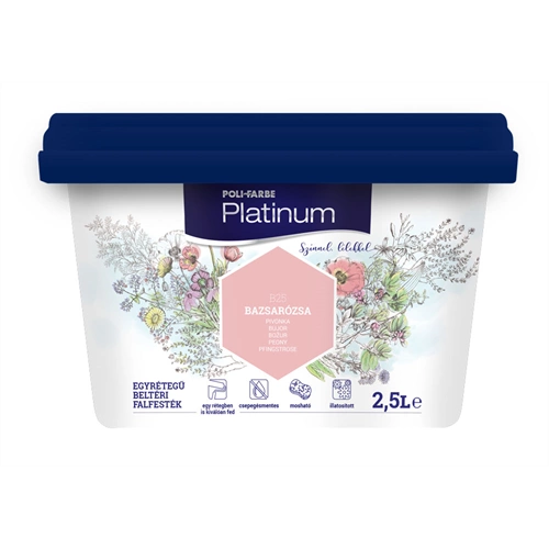 Poli-Farbe Platinum B25 BAZSARÓZSA 2,5L