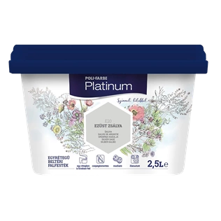 Poli-Farbe Platinum E20 EZÜST ZSÁLYA 2,5L