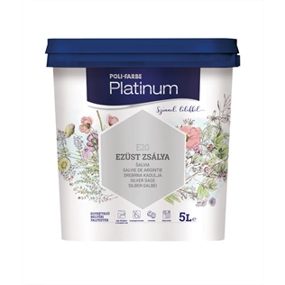 Poli-Farbe Platinum E20 EZÜST ZSÁLYA 5L