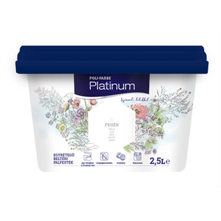 Poli-Farbe Platinum F1 FEHÉR 2,5L