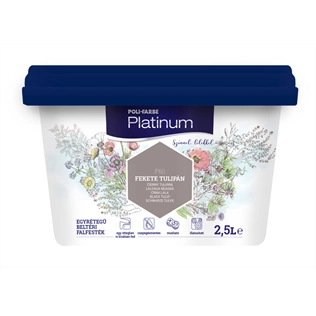Poli-Farbe Platinum F60 FEKETE TULIPÁN 2,5L