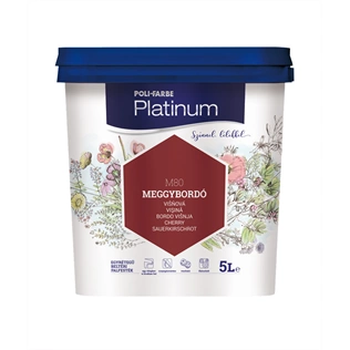 Poli-Farbe Platinum M80 MEGGYBORDÓ 5L