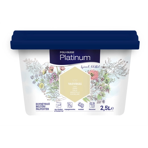 Poli-Farbe Platinum V30 VASVIRÁG 2,5L