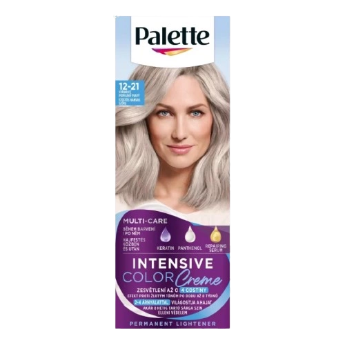 Palette ICC intenzív krémhajfesték (12-21) ezüstös hamvas szőke