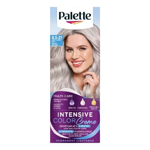 Palette ICC intenzív krémhajfesték (9,5-21) ragyogó ezüstszőke