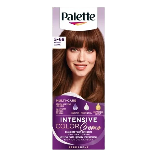 Palette ICC intenzív krémhajfesték R4 (5-68) gesztenye