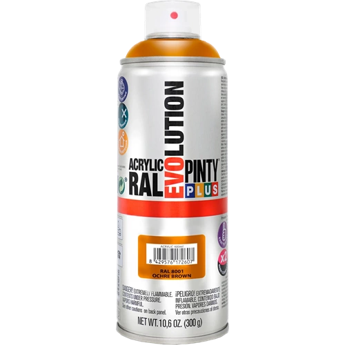 Pinty Plus Evolution akril RAL8001 OKKERBARNA 400ml