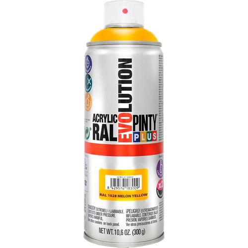 Pinty Plus Evolution akril RAL1028 DINNYESÁRGA 400ml