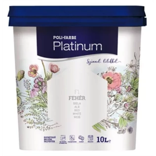 Poli-Farbe Platinum F1 FEHÉR 10L