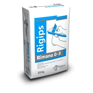 Rigips Rimano 0-3 beltéri glettelőgipsz 25kg/zsák