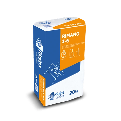 Rigips Rimano 3-6 gipszes vékonyvakolat 20kg/zsák
