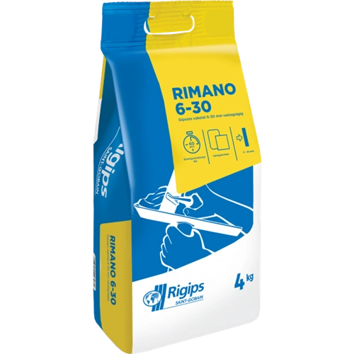 Rigips Rimano 6-30 gipszes kézivakolat 4kg/zsák