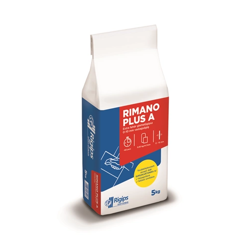 Rigips Rimano Plus "A" 0-10 felületkiegyenlítő 5kg/zsák