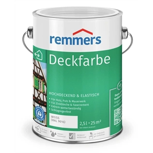 Remmers Deckfarbe vizesbázisú, időjárásállófesték RAL7012 BAZALTSZÜRKE  2,5L