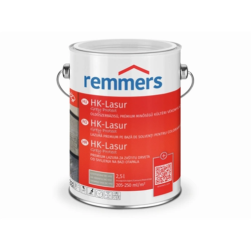 Remmers HK-Lasur GP oldószerbázisú prémium lazúr GRAFITSZÜRKE 2,5L