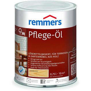 Remmers oldószerbázisú ápolóolaj faburkolatokra TEAK 750ml