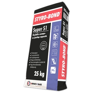 Styro-Bond " SUPER S1" flexibilis cemperagasztó 25kg