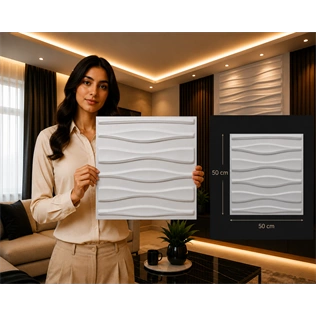Saarpor 3D álmennyezet JANA FEHÉR