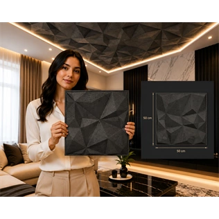 Saarpor 3D álmennyezet MONTEGO GRAFIT