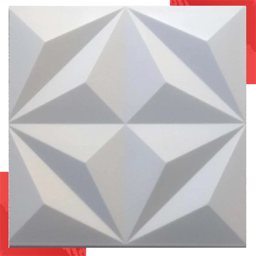 Saarpor 3D álmennyezet STAR FEHÉR