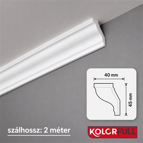 Saarpor díszléc S50 2m