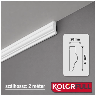 Saarpor díszléc V40 2m