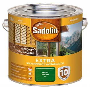 Sadolin Extra vastaglazúr AKÁCZÖLD 2,5L