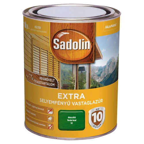 Sadolin Extra vastaglazúr AKÁCZÖLD 750ml