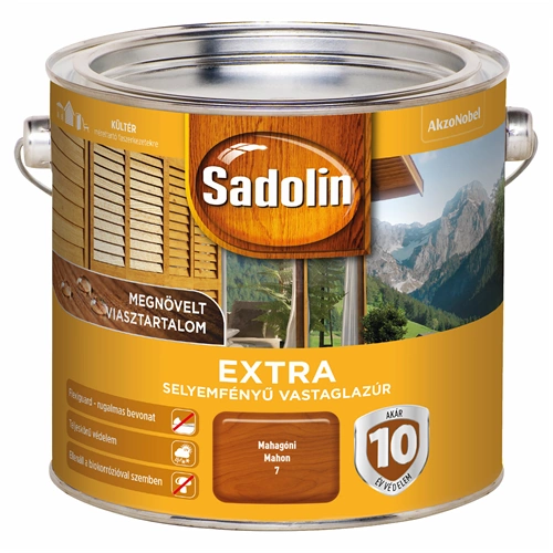 Sadolin Extra vastaglazúr MAHAGÓNI 2,5L