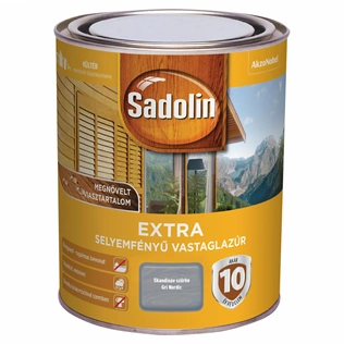 Sadolin Extra vastaglazúr SKANDINÁV SZÜRKE 750ml